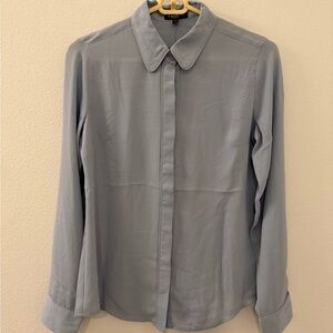 Express Portofino blue/gray Dress Shirt